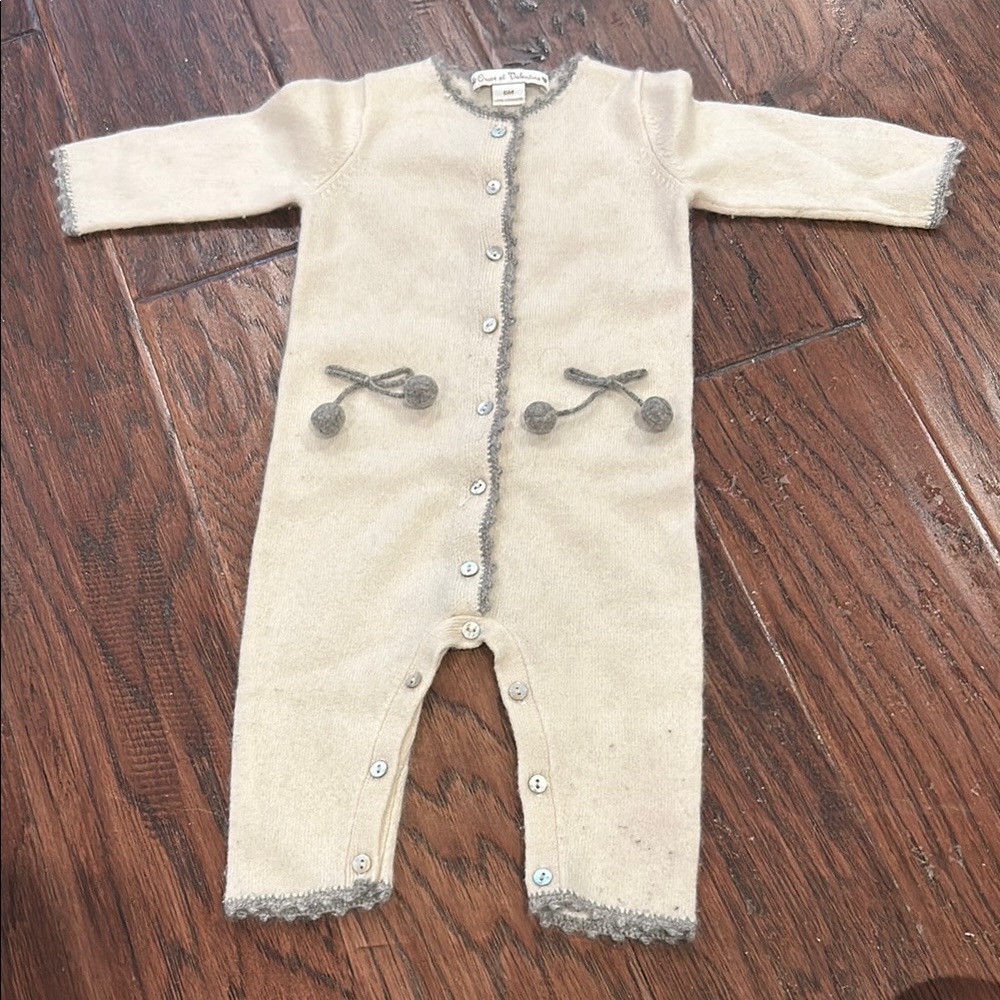 Cozy Cream Baby One Piece